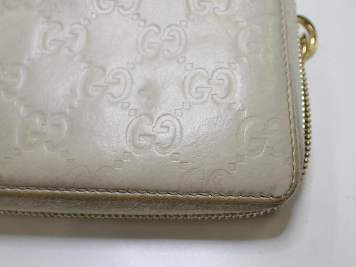 White Sima Zippy Wallet