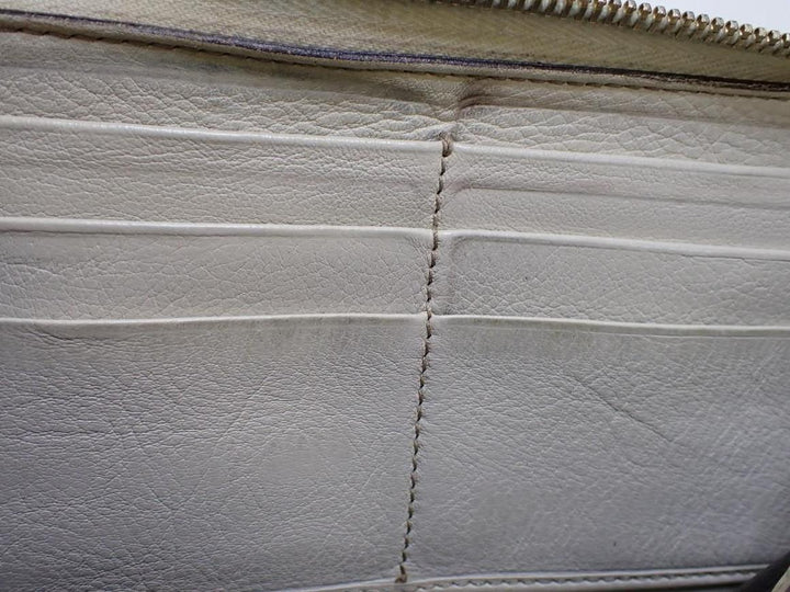 White Sima Zippy Wallet