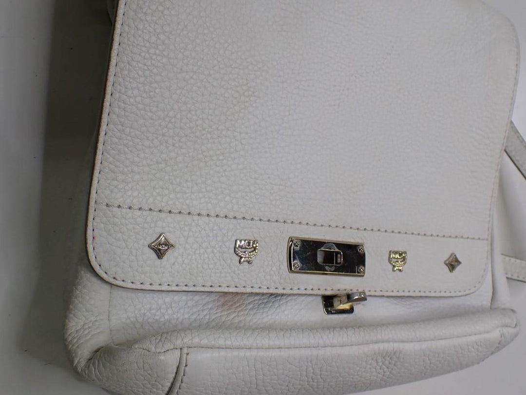 White 2 Way Shoulder Bag
