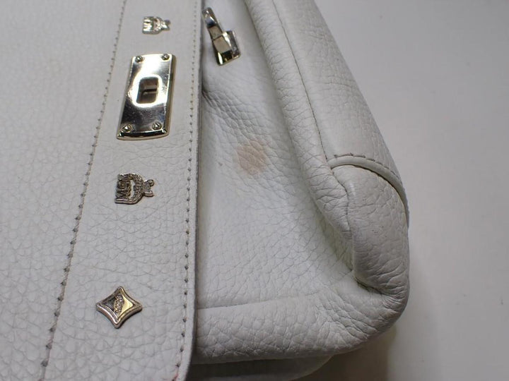 White 2 Way Shoulder Bag