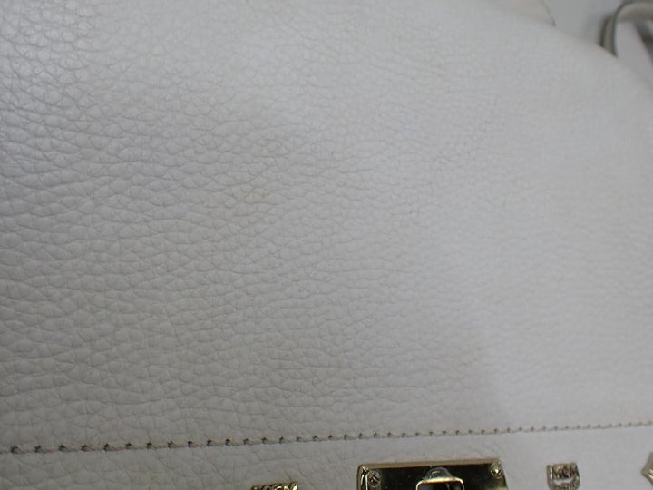 White 2 Way Shoulder Bag