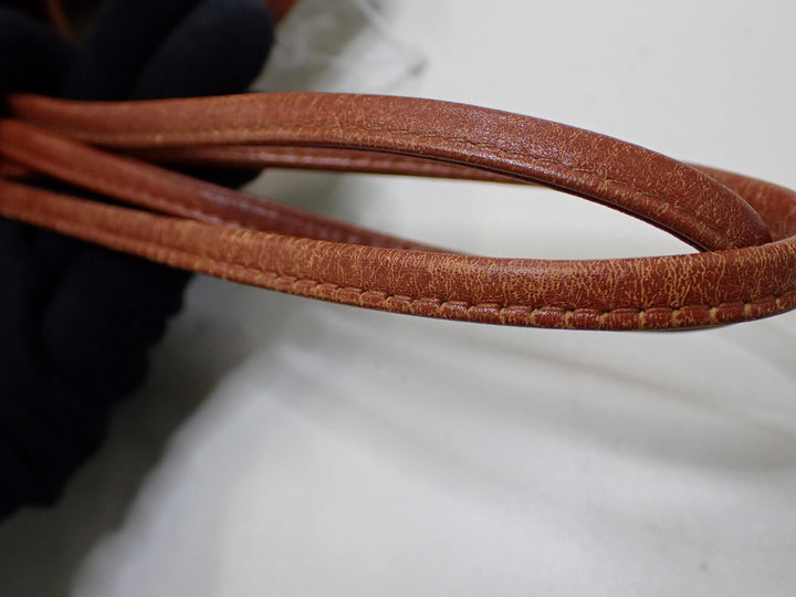 Brown Visetos Drawstring Bag