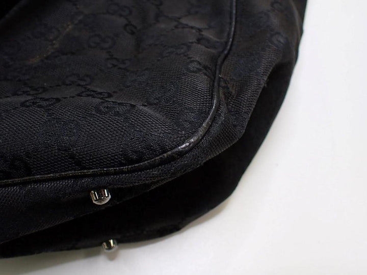Black GG Canvas Tote Bag