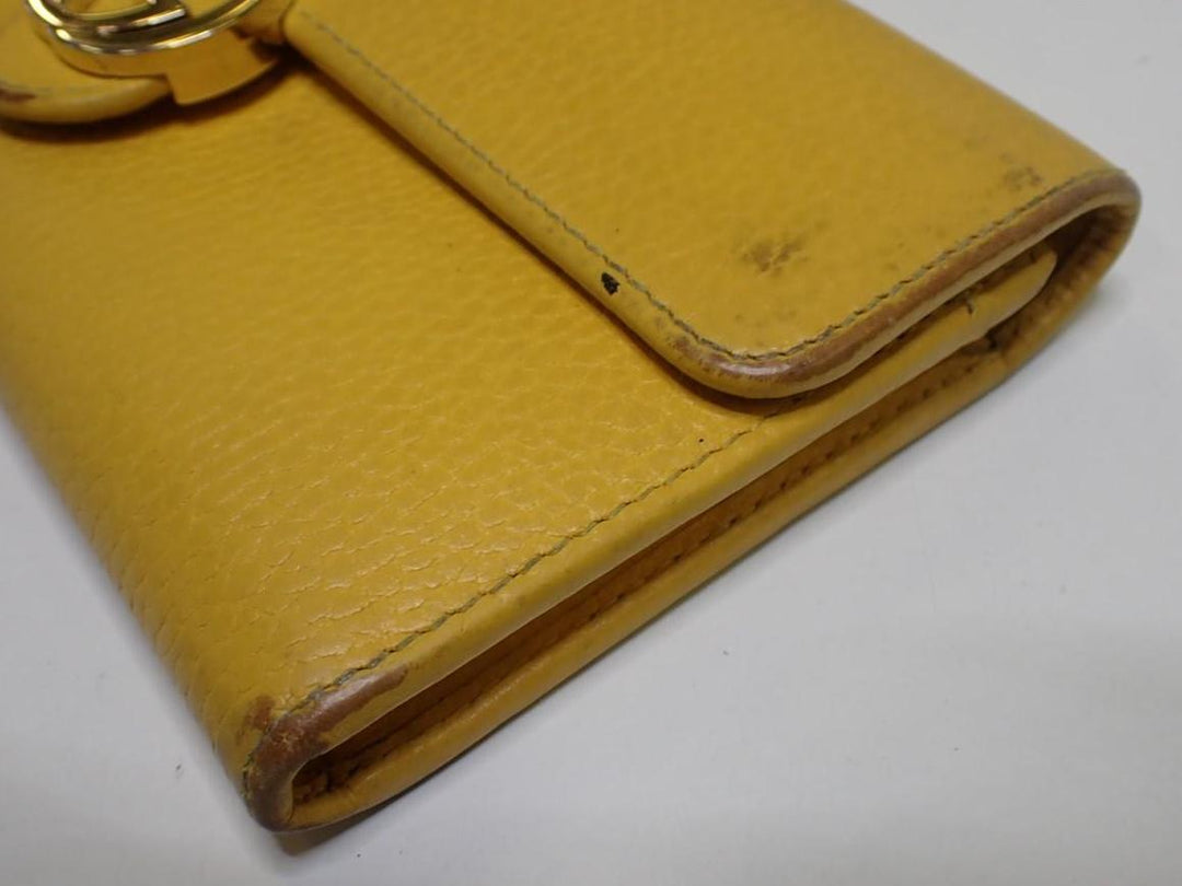 Yellow Interlocking Long Wallet