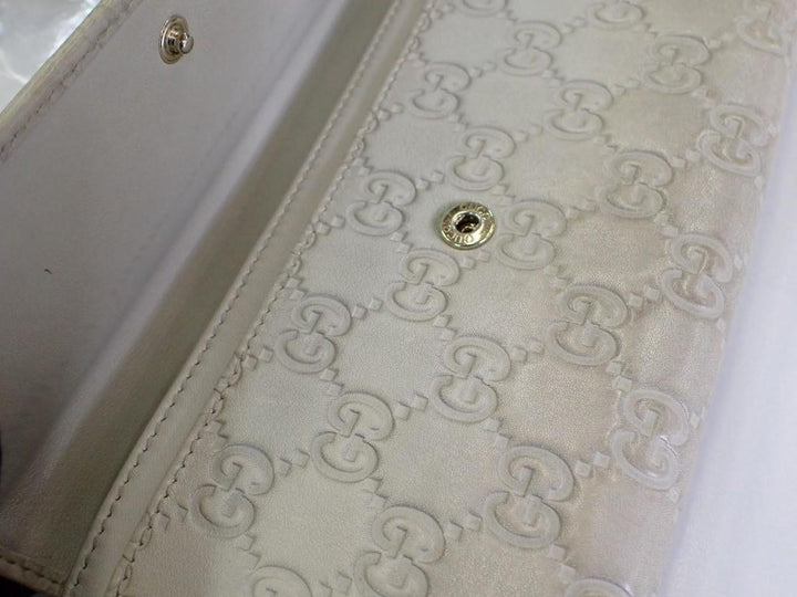 Beige Sima Long Wallet