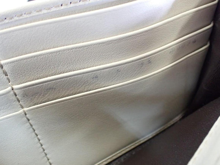 Beige Sima Long Wallet