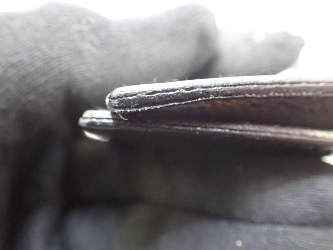 Black Macadam Compact Wallet