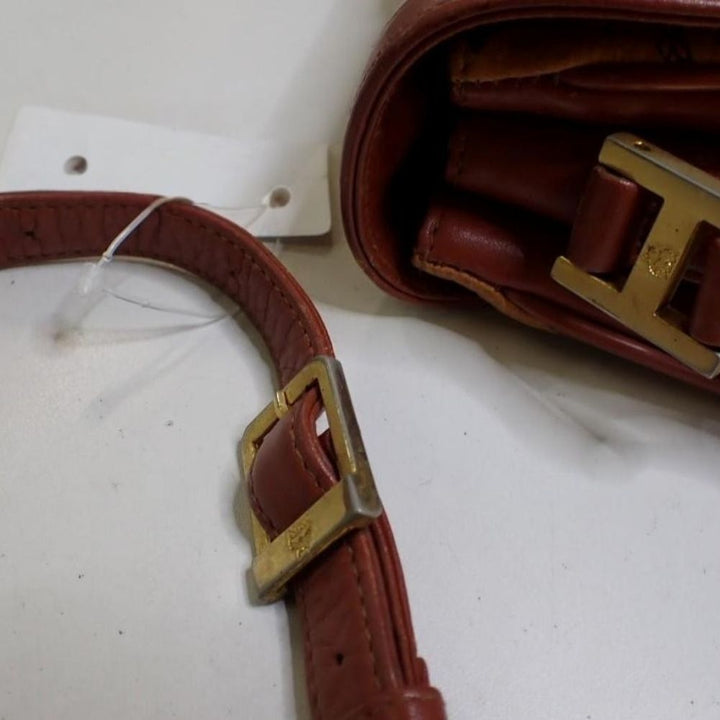 Brown Visetos Shoulder Bag