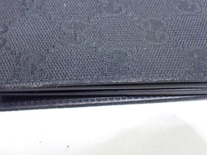 Black GG Canvas Card Case