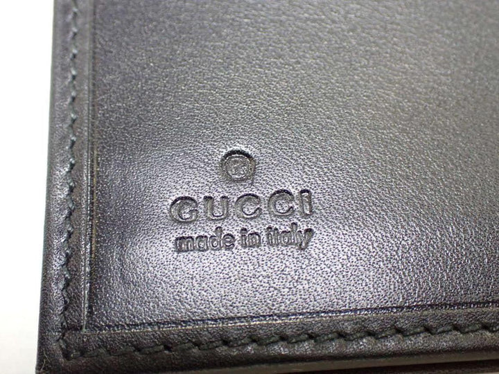 Black GG Canvas Card Case