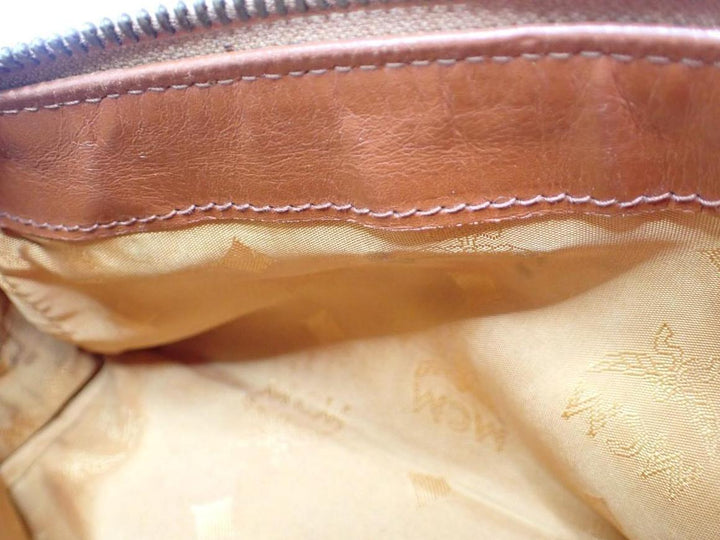 Brown Visetos 2 Way Handbag