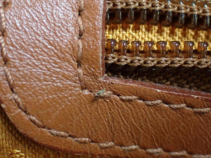 Brown Visetos Boston Bag