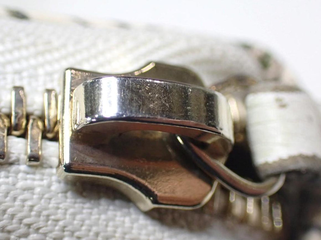 White Zippy Wallet