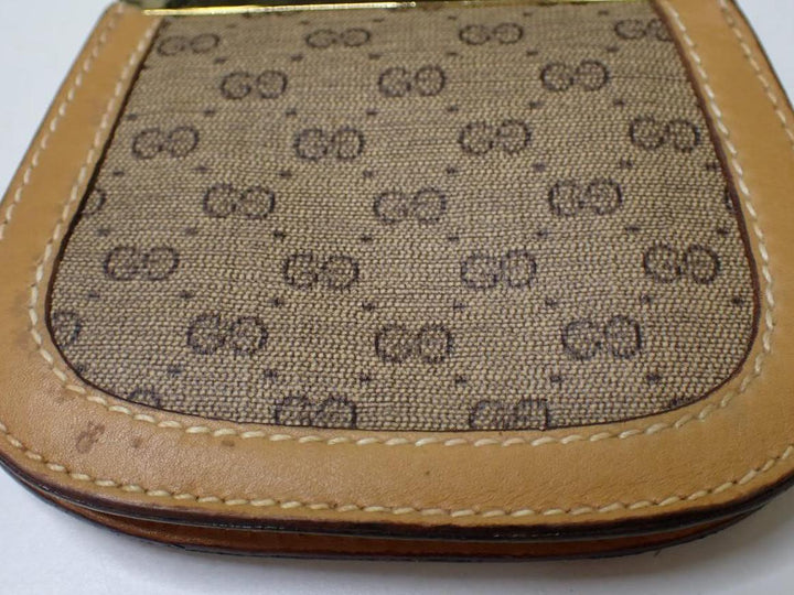Beige Micro GG Coin Case