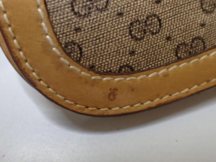 Beige Micro GG Coin Case