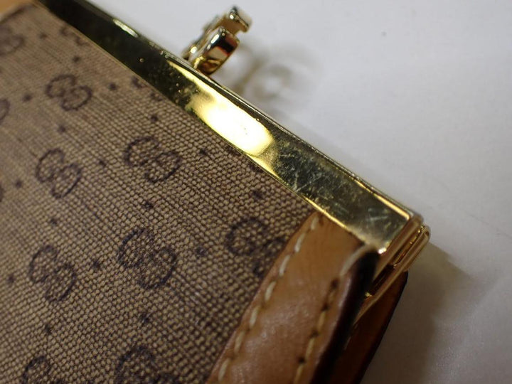 Beige Micro GG Coin Case