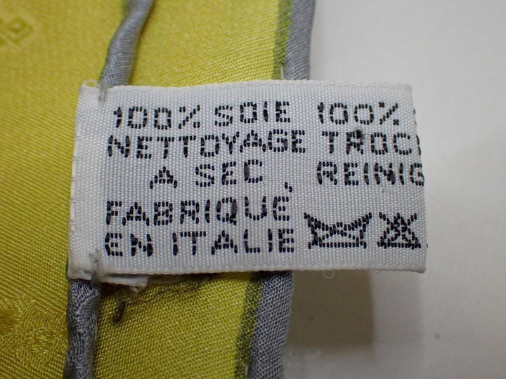 Yellow Silk Scarf