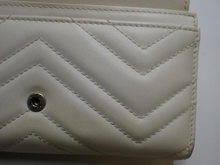Beige Marmont Long Wallet