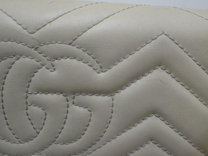 Beige Marmont Long Wallet
