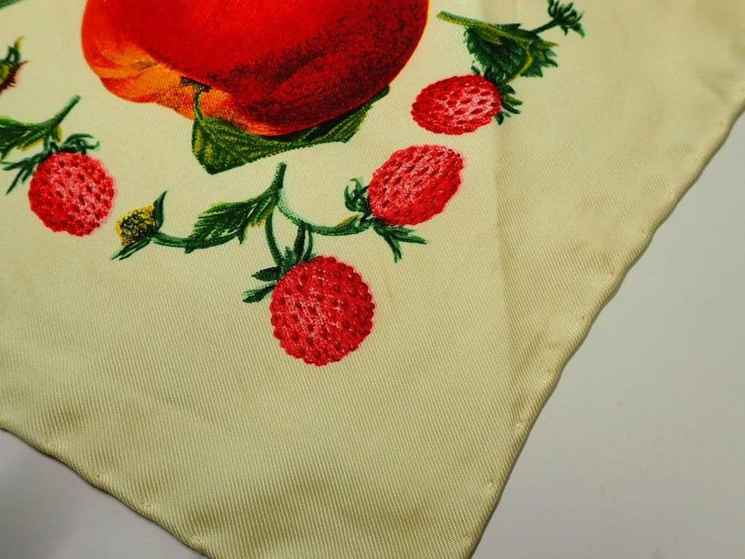 Yellow Silk Scarf
