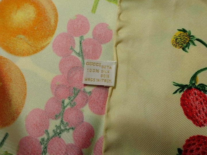 Yellow Silk Scarf