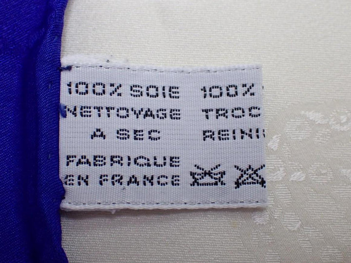 Blue Silk Scarf
