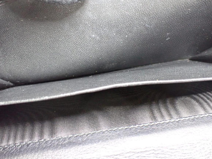 Black GG Canvas Long Wallet