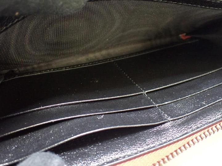 Black Double GG Zippy Wallet
