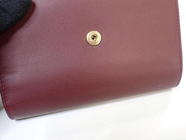Bordeaux Tri-Fold Wallet
