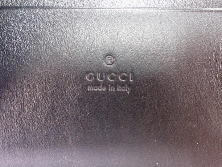 Black GG Canvas Card Case
