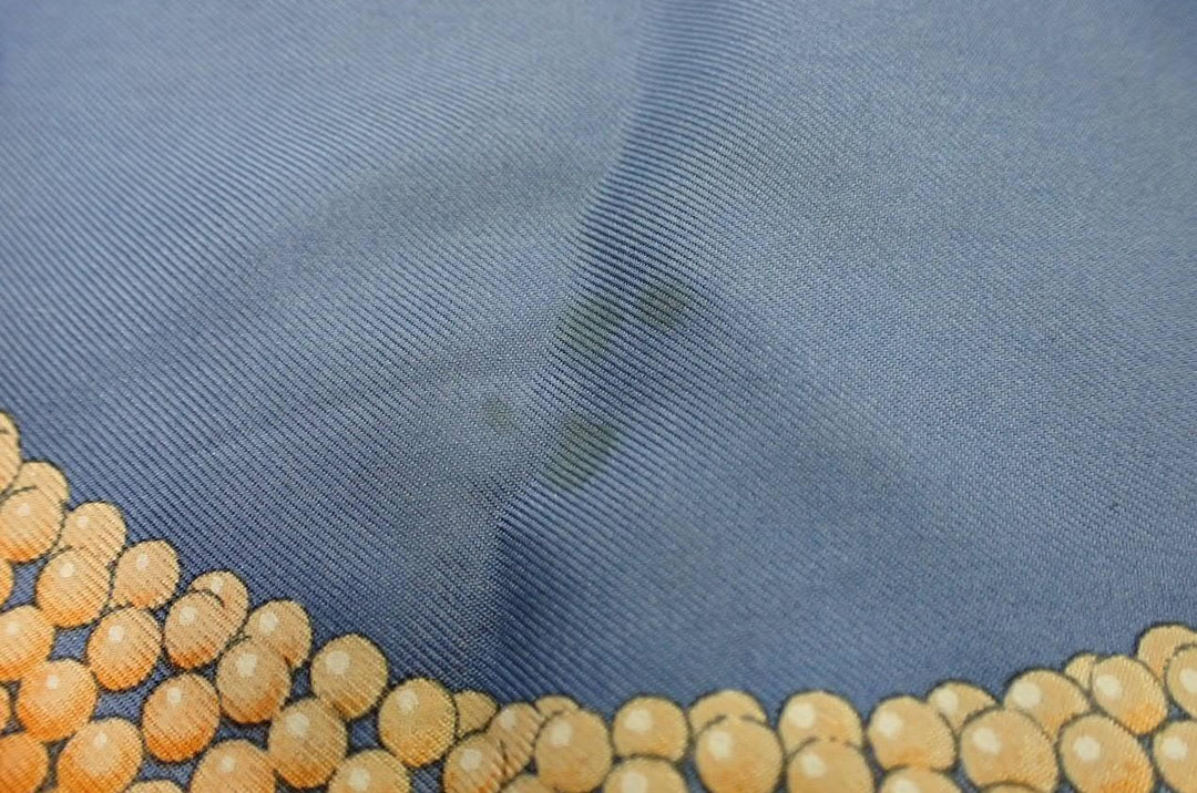 Blue Silk Scarf