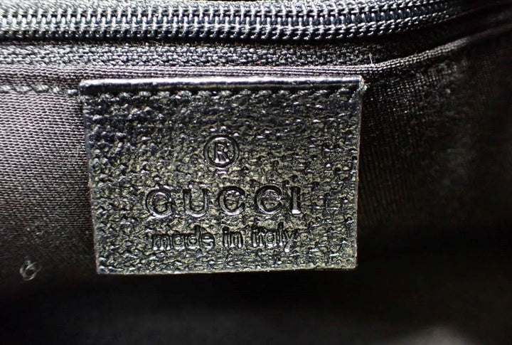 Black GG Canvas Tote Bag