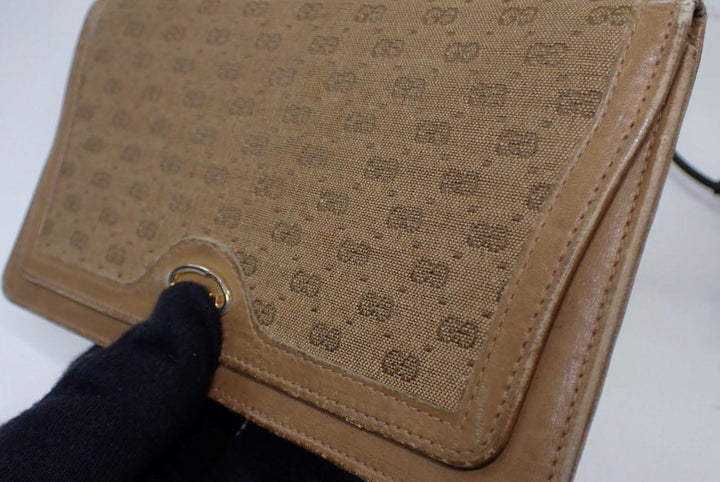 Beige Long Wallet
