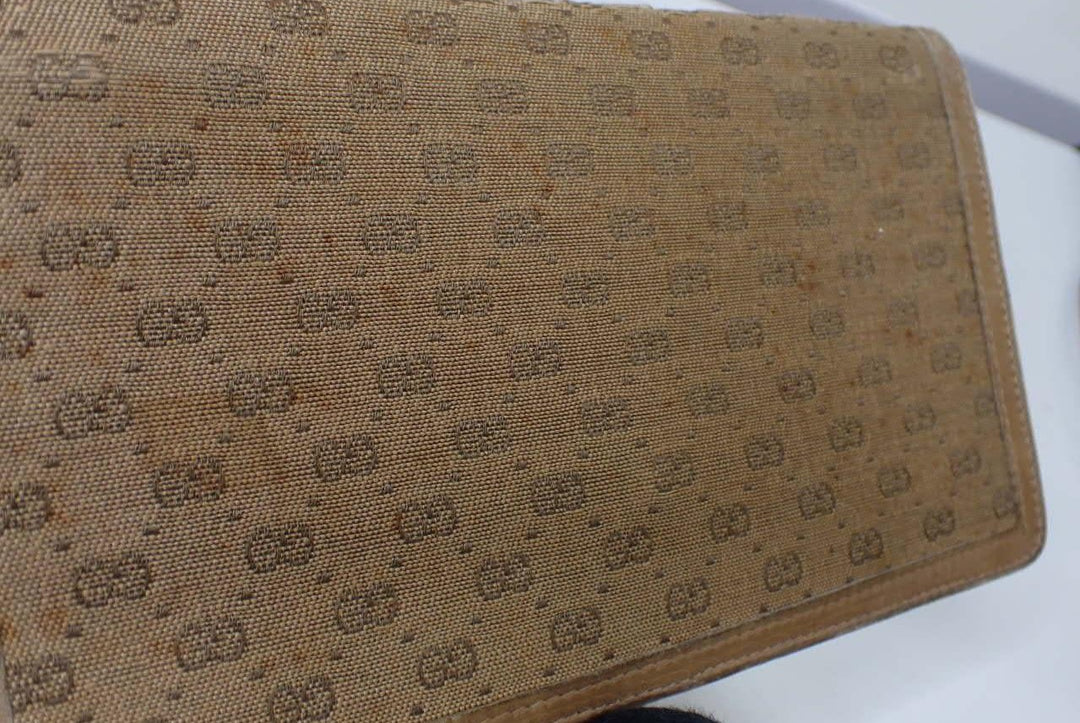 Beige Long Wallet