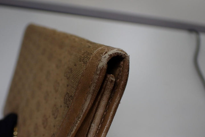 Beige Long Wallet