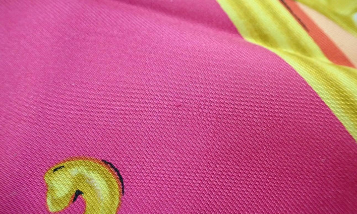 Pink Silk Scarf