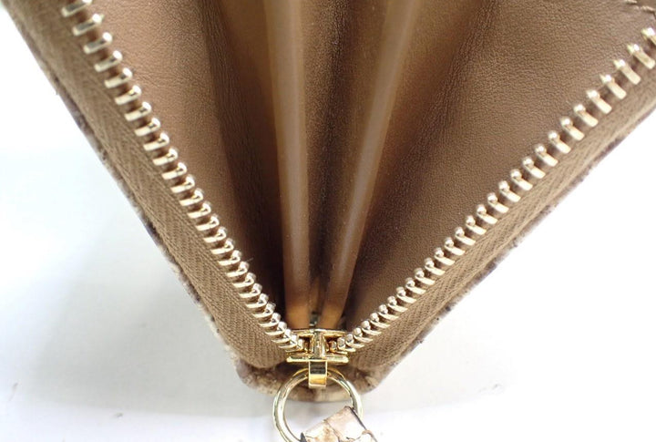Beige Zippy Wallet