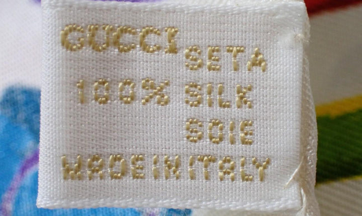 White Silk Scarf