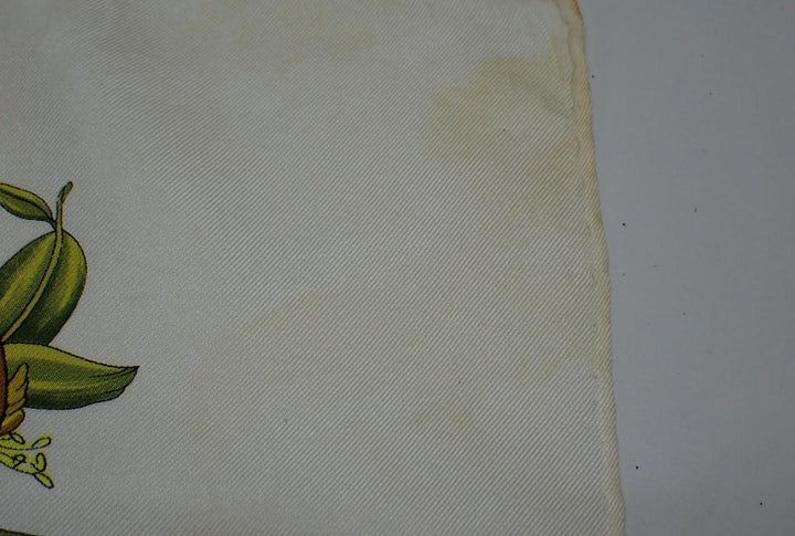 Beige Silk Scarf