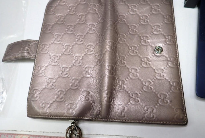 Beige Sima Long Wallet