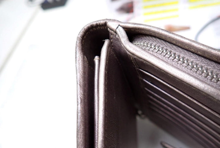 Beige Sima Long Wallet