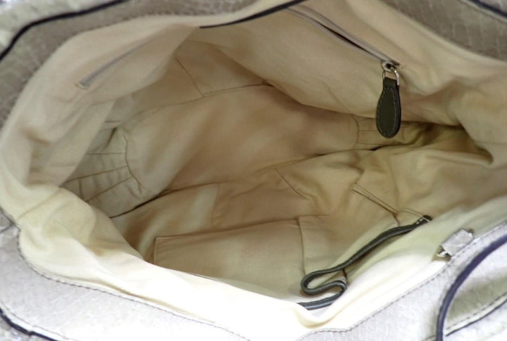 Beige 2 Way Handbag