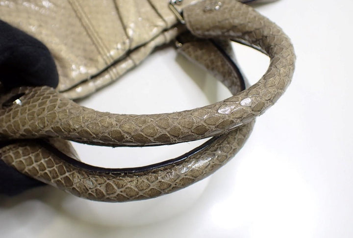 Beige 2 Way Handbag