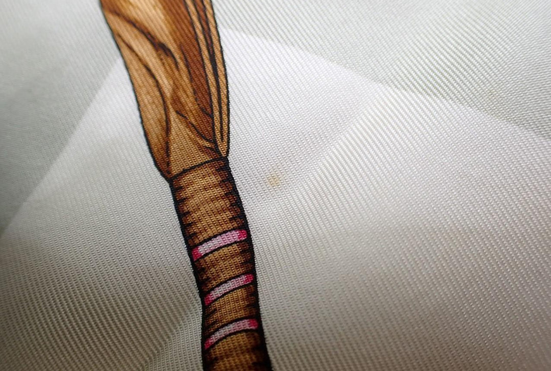 Beige Silk Scarf
