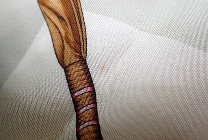 Beige Silk Scarf