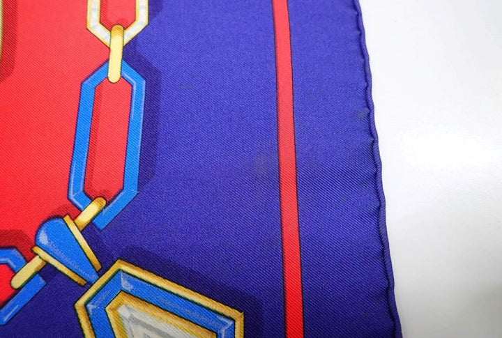 Blue Silk Scarf