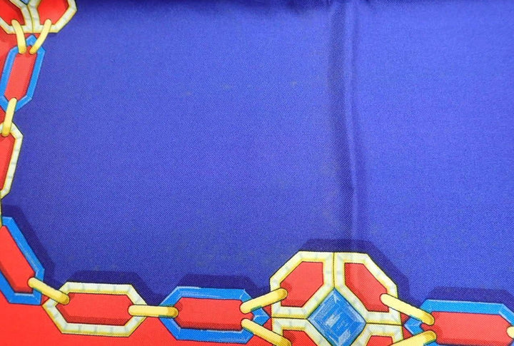 Blue Silk Scarf