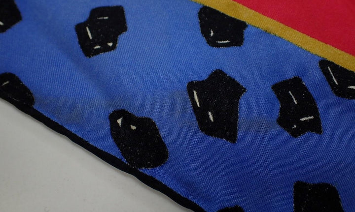 Blue Silk Scarf
