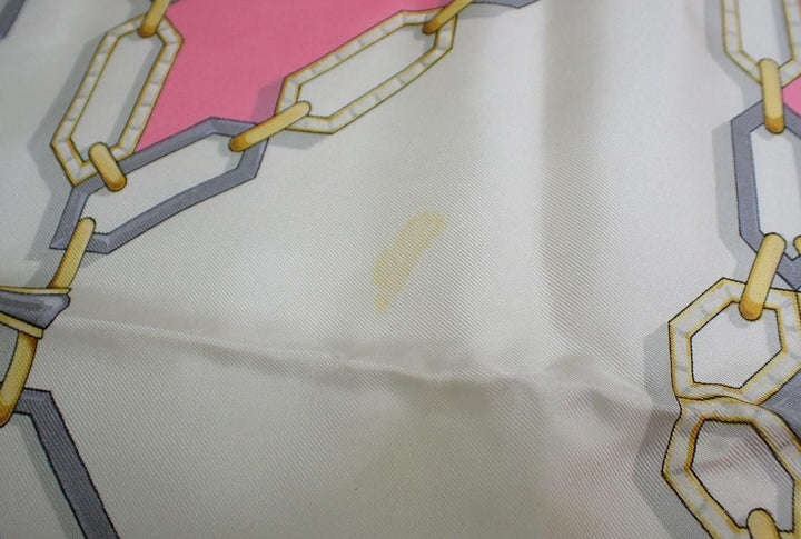 Pink Silk Scarf
