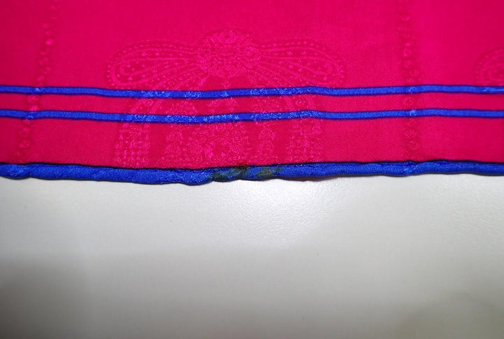 Pink Silk Scarf